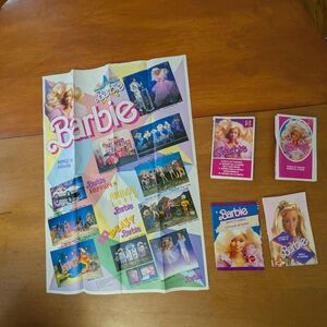 Vintage Barbie "World Of Fashion" Mini Catalogues/Poster, Mattel Circa 1987/88